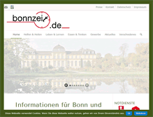 Tablet Screenshot of bonnzeit.de